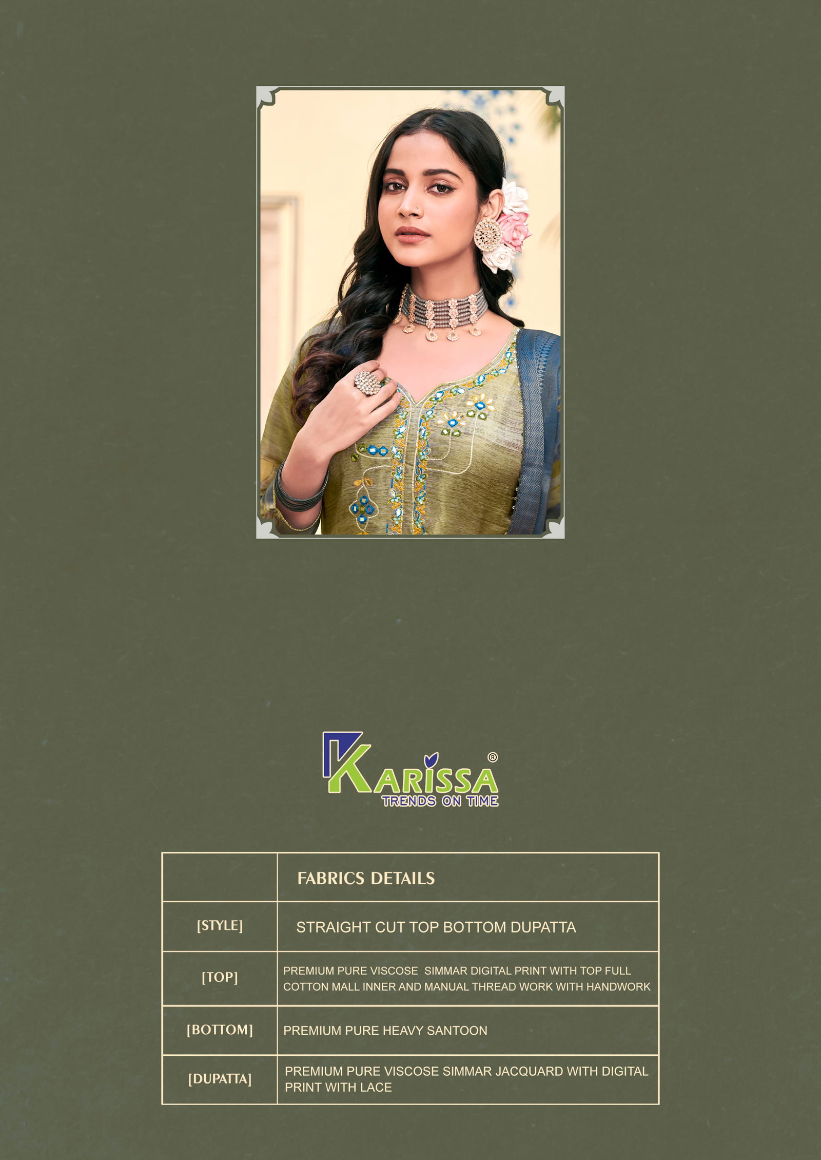 Nisha By Karissa Viscose Digital Printed Kurti With Bottom Dupatta Online Wholesale